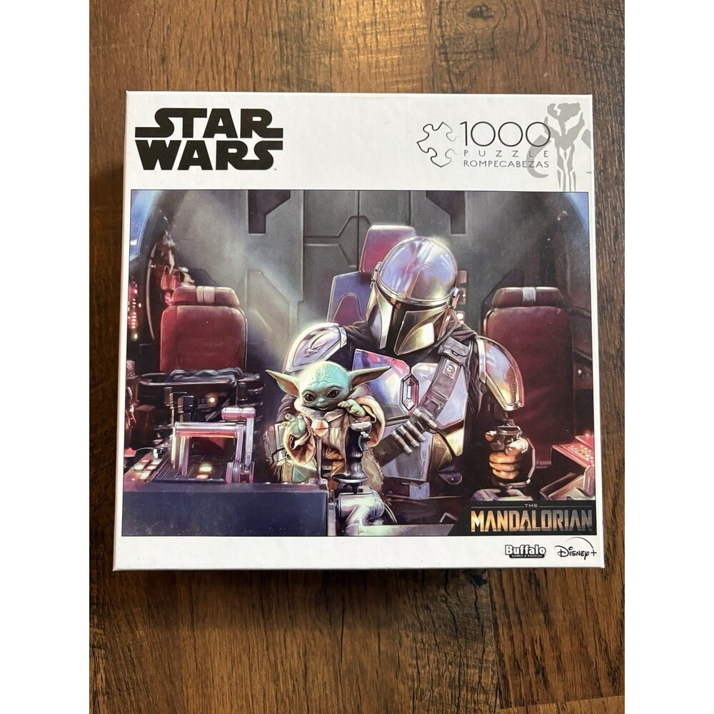 Star Wars Mandalorian 1000 Piece Jigsaw Puzzle Buffalo Disney +